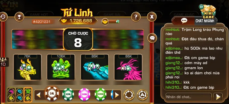 Kho Báu Tứ Linh Tại IWin Club Hướng Dẫn Cách Chơi Và Chiến Thuật Thắng Lớn