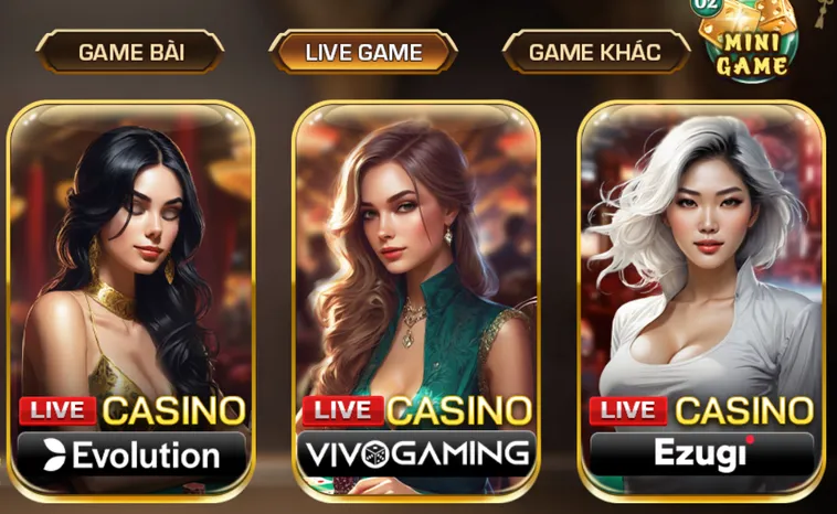 Sảnh LiveStream Casino Iwin Club Với Cảm Giác Chân Thực Như Tại Sòng Bài