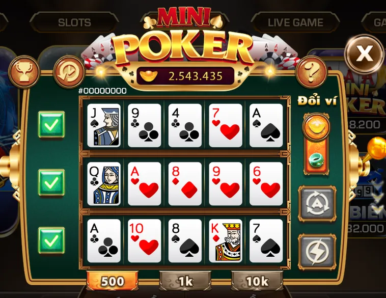 Hướng Dẫn Chơi Mini Poker Tại Iwin Club Cơ Hội Giành Jackpot Khủng